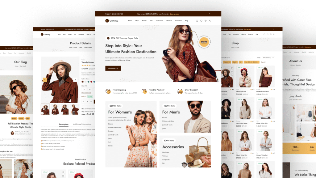 Ecommerce website design
