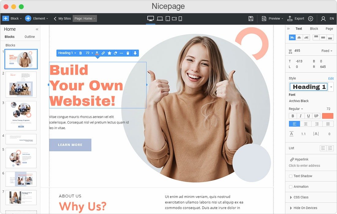 Key Steps in Website Creation