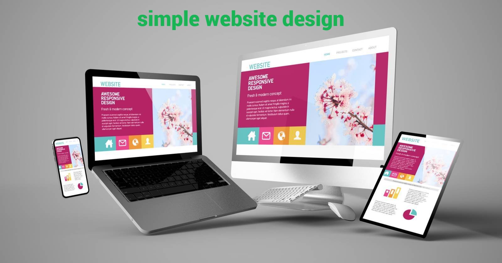 simple website design